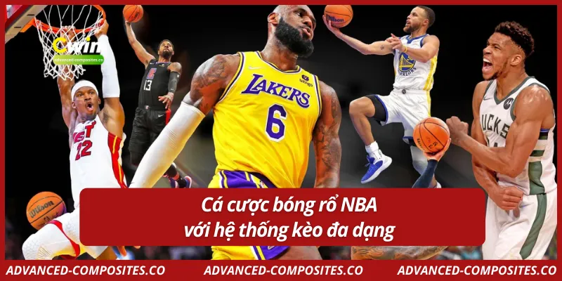 Cá cược bóng rổ NBA với hệ thống kèo đa dạng